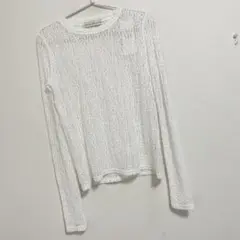 ナノユニバース シアーレースカットトップス 20