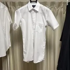 PERSON'S ホワイト 半袖シャツ 綿100%