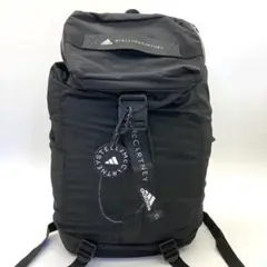 【美品】アディダス×ステラマッカートニー 別注 リュック 大容量 チャーム 黒