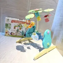 【美品】くまのプーさんえらべる回転6wayジムにへんしんメリー