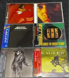 洋楽 6枚 イーグルス レニークラビッツ アルカトラス エクストリーム