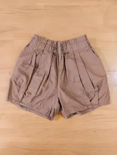 Samansa Mos2 Lagom ブラウン ショートパンツ 130cm