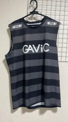 GAViC ストライプ ノースリーブタンクトップ