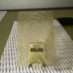 テクスチャーガラス板アンバー②(10cm×15cm厚さ1.4〜1.5mm)