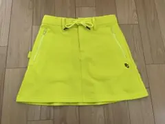 美品 PEARLY GATES イエローフレアスカート ポケット サイズ0