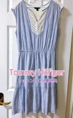 レア⭐︎アメリカ　トミーヒルフィガー　コットンワンピース　美品