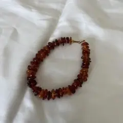 琥珀　ブレスレット