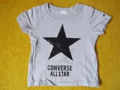 コンバース　星柄　Tシャツ　グレー　100㎝