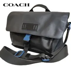COACH コーチ ショルダーバック レザー ナイロン F36089 フラップ