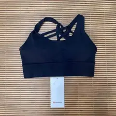 Lululemon スポ-ツプラ パット付き ルルレモン 黒 サイズ4/xs