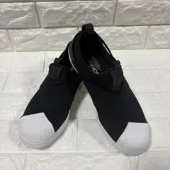 【美品】adidas アディダス HWY7051 ブラック/ホワイト25.5cm