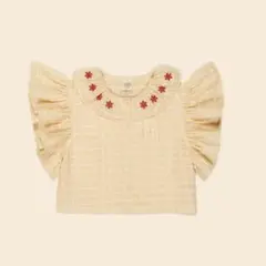 apolina kids Silvie Blouse - Milk 3-5y