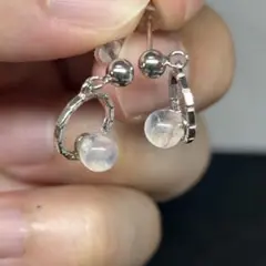 □ピアス　ムーンストーン　044□