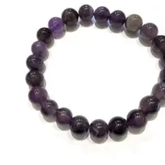 【L214 8mm 癒し石 アメジスト】パワーストーン ブレスレット 天然石