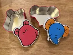 【缶のみ】ギンビスたべっこどうぶつ　カバゾウ