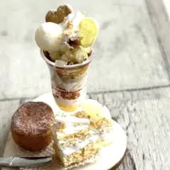 紅茶とレモンのスイーツセット ハンドメイド ミニチュアスイーツ