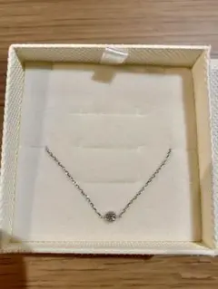 ジュエリーツツミ k10ホワイトゴールドダイアモンドブレスレット