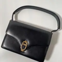 美品 セリーヌ CELINE 馬車金具 ショルダーバッグ ビンテージ