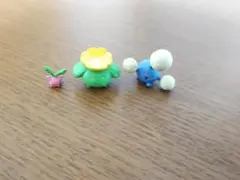 立体ポケモン図鑑　ハネッコ　ポポッコ　ワタッコ