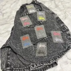 ステューシー stussy アイロン　ロゴ　シート　お揃い　おそろ　TNF