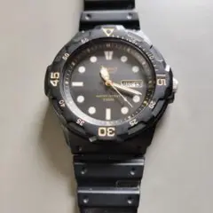 ジャンク　CASIO MRW-200 ブラック腕時計