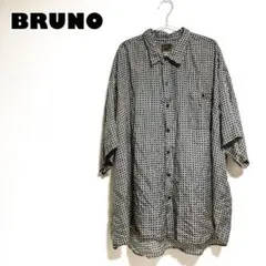 限界価格⭐︎【美品×ヴィンテージ】BRUNO 半袖シャツ シルク100%