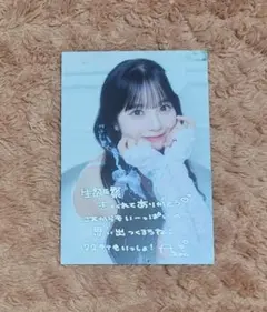 増田彩乃 生誕祭 入場特典ポストカード きゅーすと