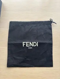 FENDI 黒 ロゴ収納袋