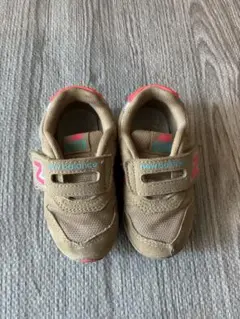 new balance スニーカー 14cm ベージュ