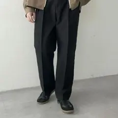 【新品未使用】ミリタリーツイルワイド トラウザー パンツ