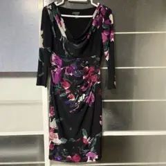 LAUREN フラワープリント ワンピース 2