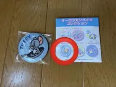 青 缶バッチ カービィ トムとジェリー tuffy オーロラ 3番