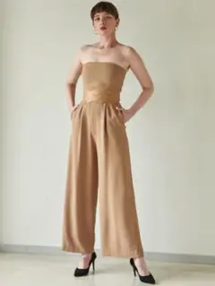 Lagunamoon ♡大人可愛いオールインワン　美ライン　ワイドパンツロング