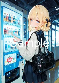 A4サイズアートポスター 1点もの 美女ポスター最高品質 D-ZE-３６