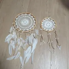 バリインテリア ドリームキャッチャーセット白