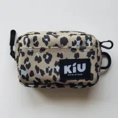 未使用 Kiu キウ アニマル ヒョウ柄 レオパード ポーチ