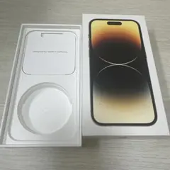 【箱ピンシールのみ】Apple iPhone 14 Pro 空外箱(ゴールド)