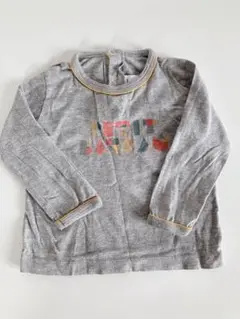 【Petit Bateau】グレー 長袖Tシャツ