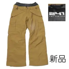 211 新品 241 EXPLORER カーゴパンツ トゥーフォーワン茶スノボL
