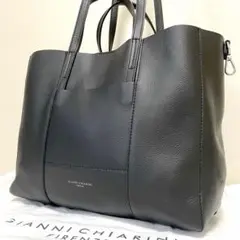 【極美品　現行】ジャンニキャリーニ　スーパーライトM 2way ブラック