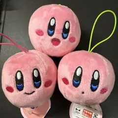 ラウンドワン 星のカービィ フェイスマスコット 3個セット