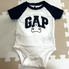 GAP ベビー ボディスーツ ホワイト/ネイビー
