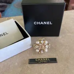 シャネル CHANEL ゴールド パールデザイン リング