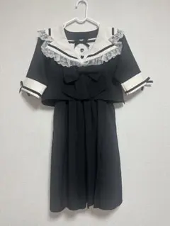 DearMyLove セーラー襟 黒 ワンピース