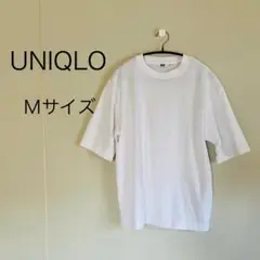 UNIQLO エアリズム　コットンオーバーサイズTシャツ　男女兼用　ホワイト　Ｍ