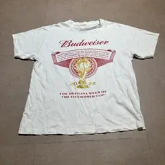 Budwiser Fifa ワールドカップ2022 半袖　tシャツ　白　サッカー