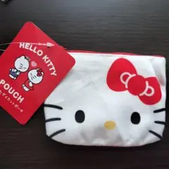 ハローキティ ポーチ ふわふわ手触り タグ付き