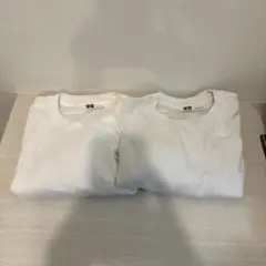ユニクロ エアリズムオーバーサイズTシャツ/5分袖 Lサイズ 2枚セット
