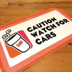 90’s ダンキンドーナツ　Caution 看板　USA ロードサイン ガレージ 2025年最新】ダンキンドーナツ 看板の人気アイテム - メルカリ