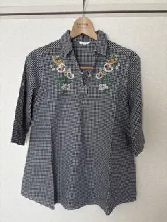 ON LOVE OFF チェック柄シャツ Mサイズ
